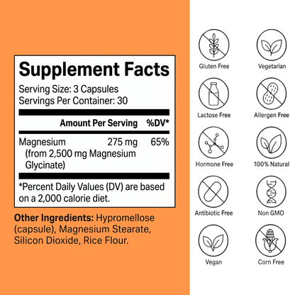 Magnesium Glycinate (275 mg)